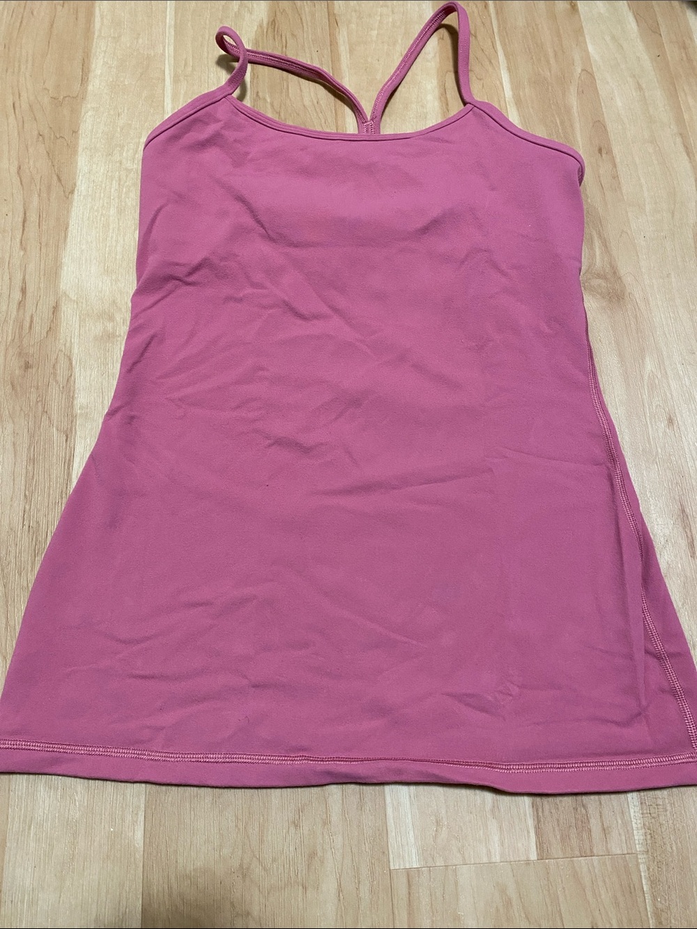 lululemon salmon Power Y tank 6